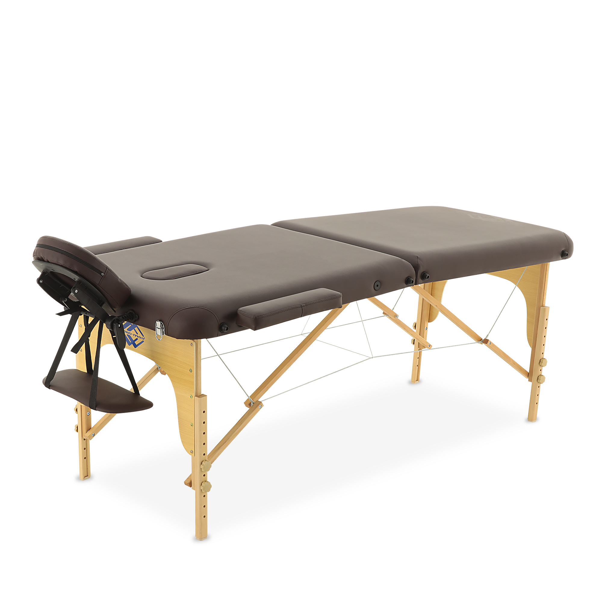 Складной деревянный массажный стол